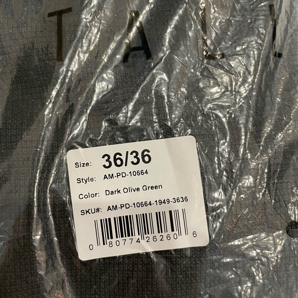 Men’s Textured Cotton Suit | $315 Retail | Tall Sizing - Picture 8 of 9